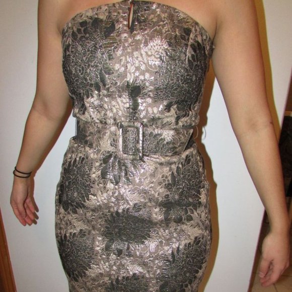 Beautiful Dress with Belt, Size Small - Picture 1 of 3